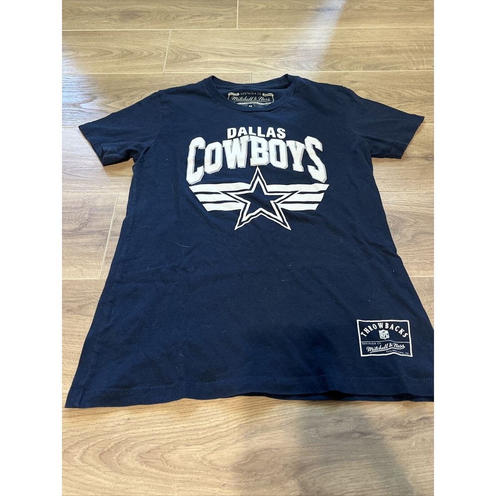 Mitchell & Ness Dallas Cowboys Women's T-Shirt - Blue Size Medium 🔥